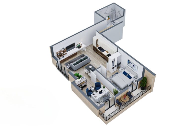 Dvosoban stan, 61m²,II sprat, Rvati, Obrenovac